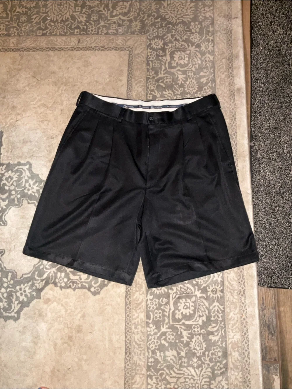 Men’s PGA Tour Black Flat Front Golf Shorts Sz 36